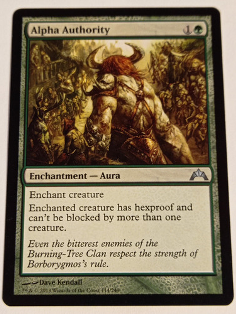 Carta Magic Alpha Authority [gatecrash] Mtg Enchantment 1