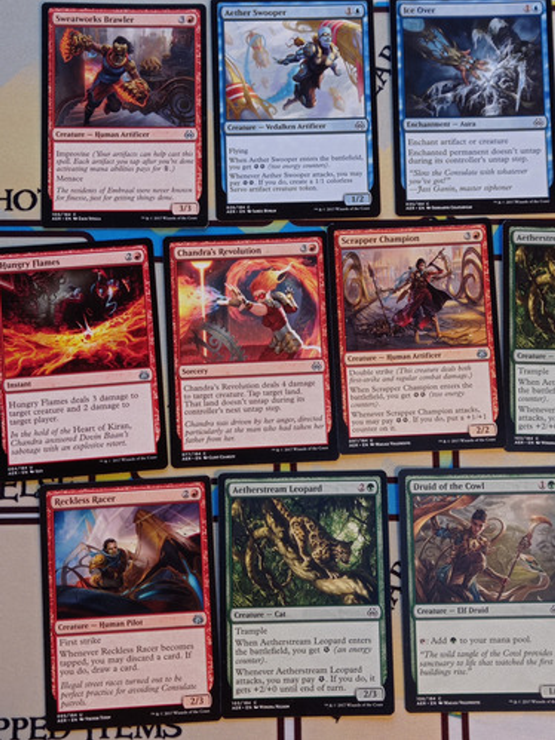 Pack 61 Cartas Magic Aether Revolt 2017 9