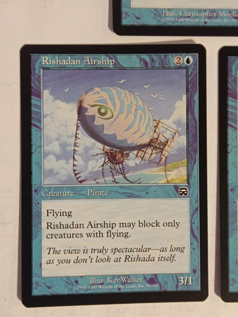 3 Cartas Magic Rishadan Cycle 1999 Mercadian Masques Rishada 3