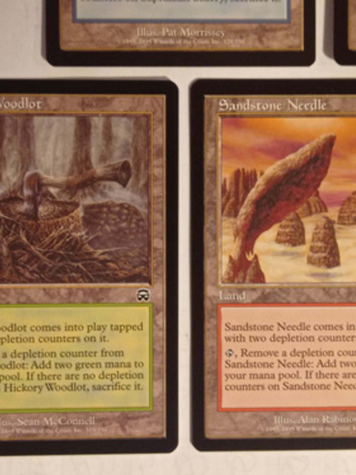 5 Cartas Magic Depletion Lands Cycle 1999 Mercadian Masques  3