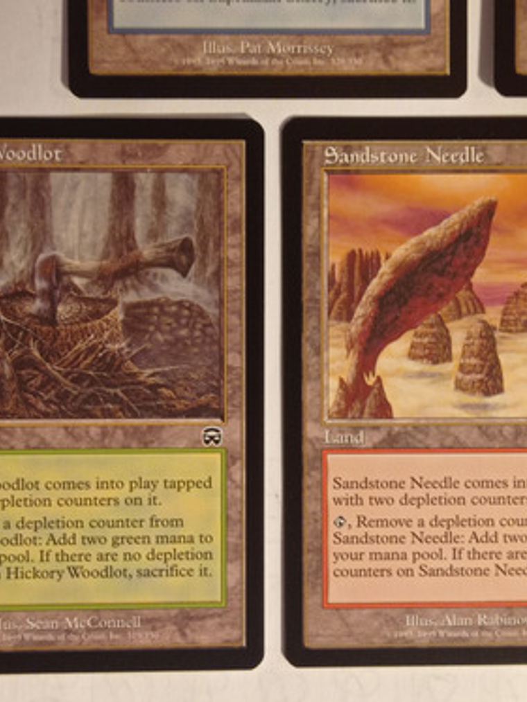 5 Cartas Magic Depletion Lands Cycle 1999 Mercadian Masques  3