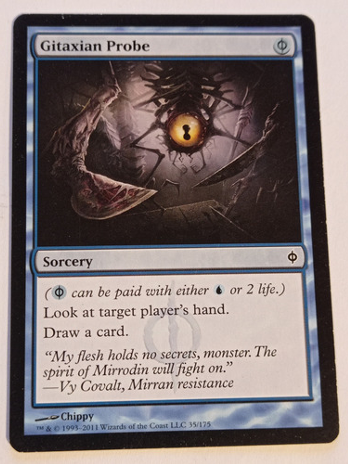 Carta Magic Gitaxian Probe [new Phyrexia] Mtg Sorcery 1