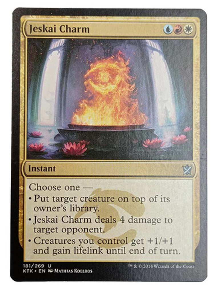 Carta Magic Jeskai Charm [tarkir] Mtg Instant 1