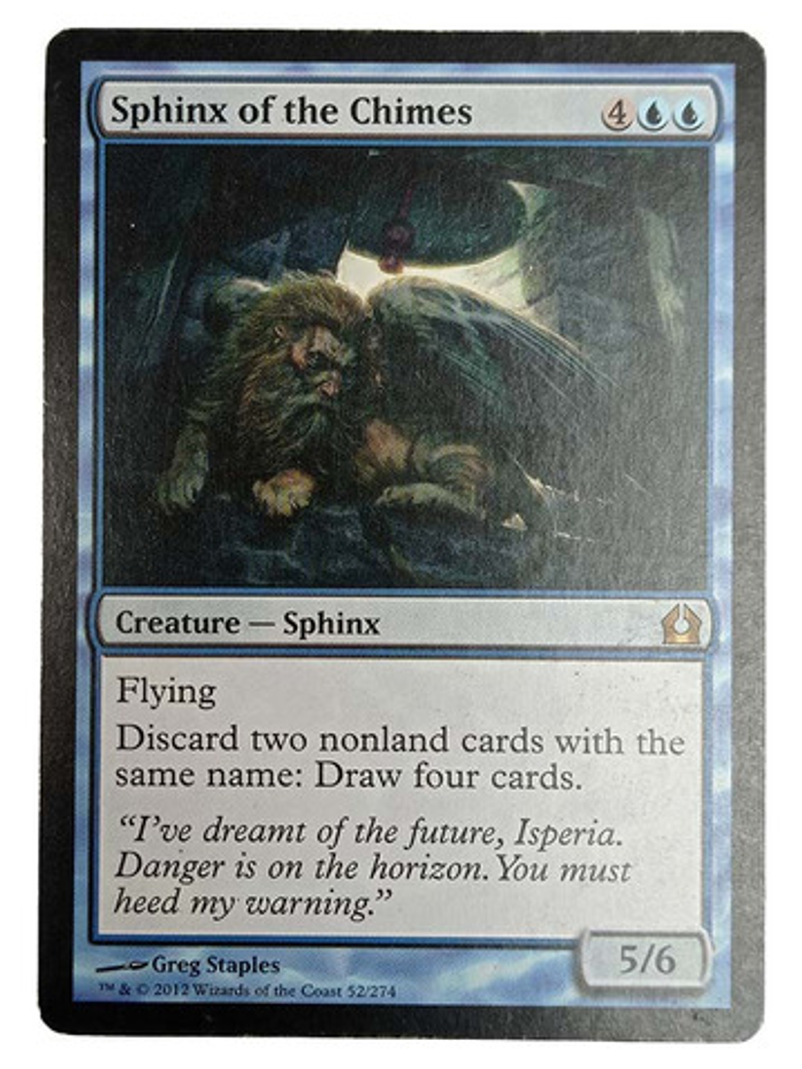 Carta Magic Sphinx Of The Chimes [ravnica] Mtg 1