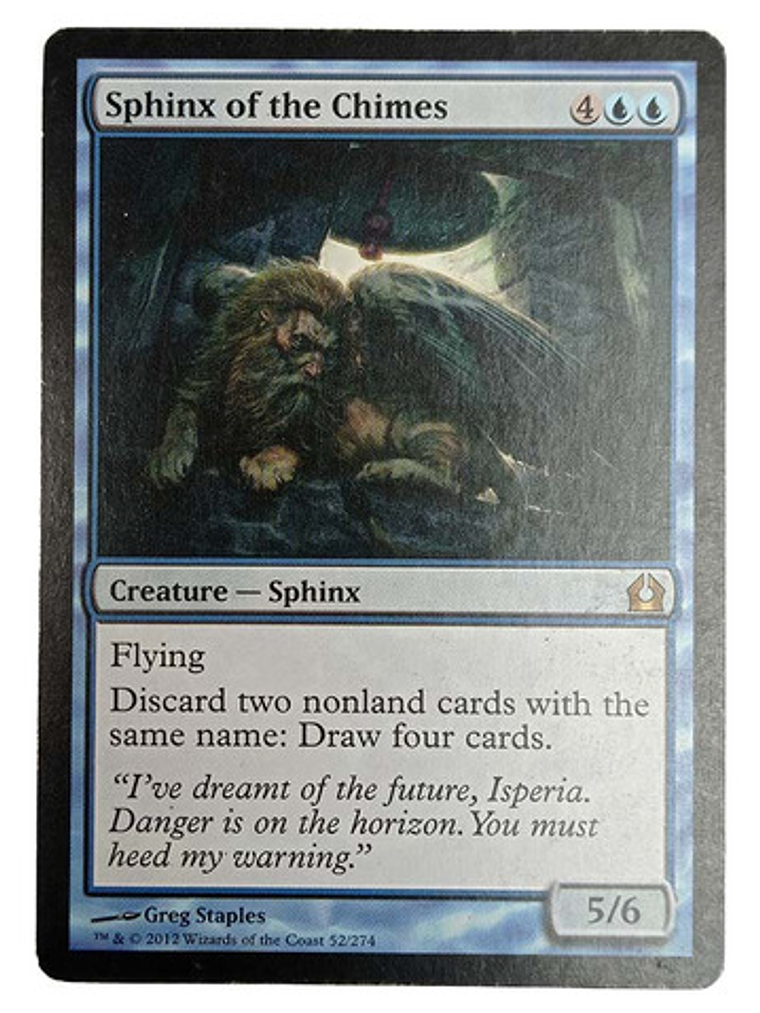Carta Magic Sphinx Of The Chimes [ravnica] Mtg 1