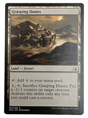 Carta Magic Grasping Dunes [amonkhet] Mtg Land