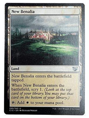 Carta Magic New Benalia [c15] Mtg Land