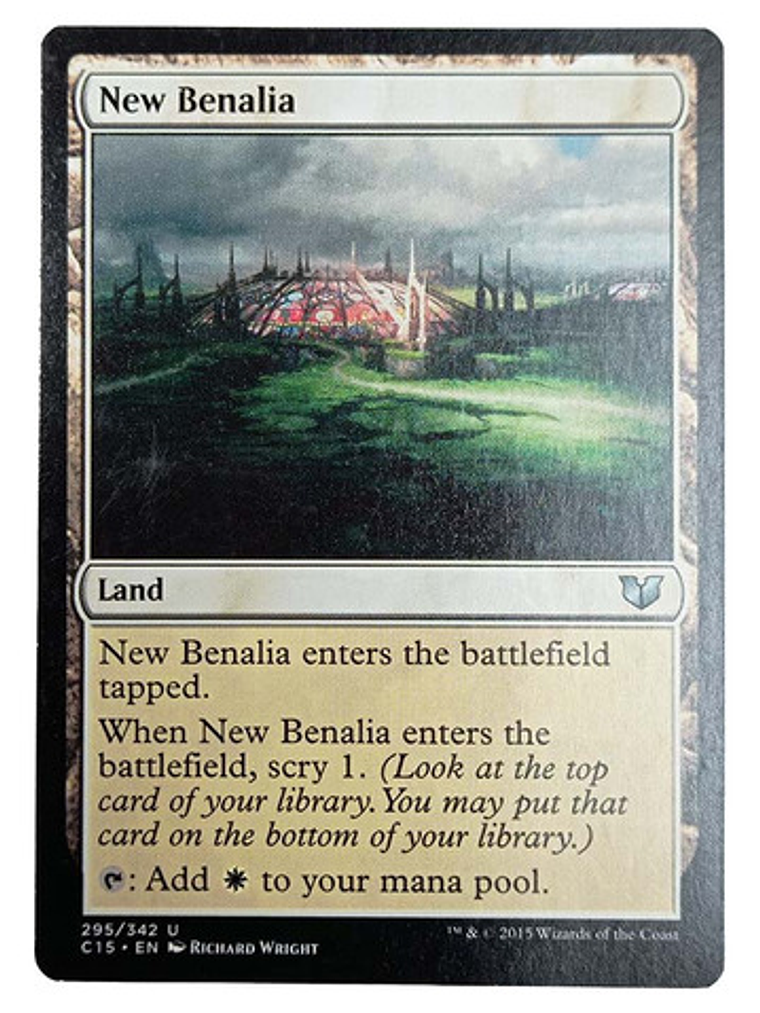 Carta Magic New Benalia [c15] Mtg Land 1