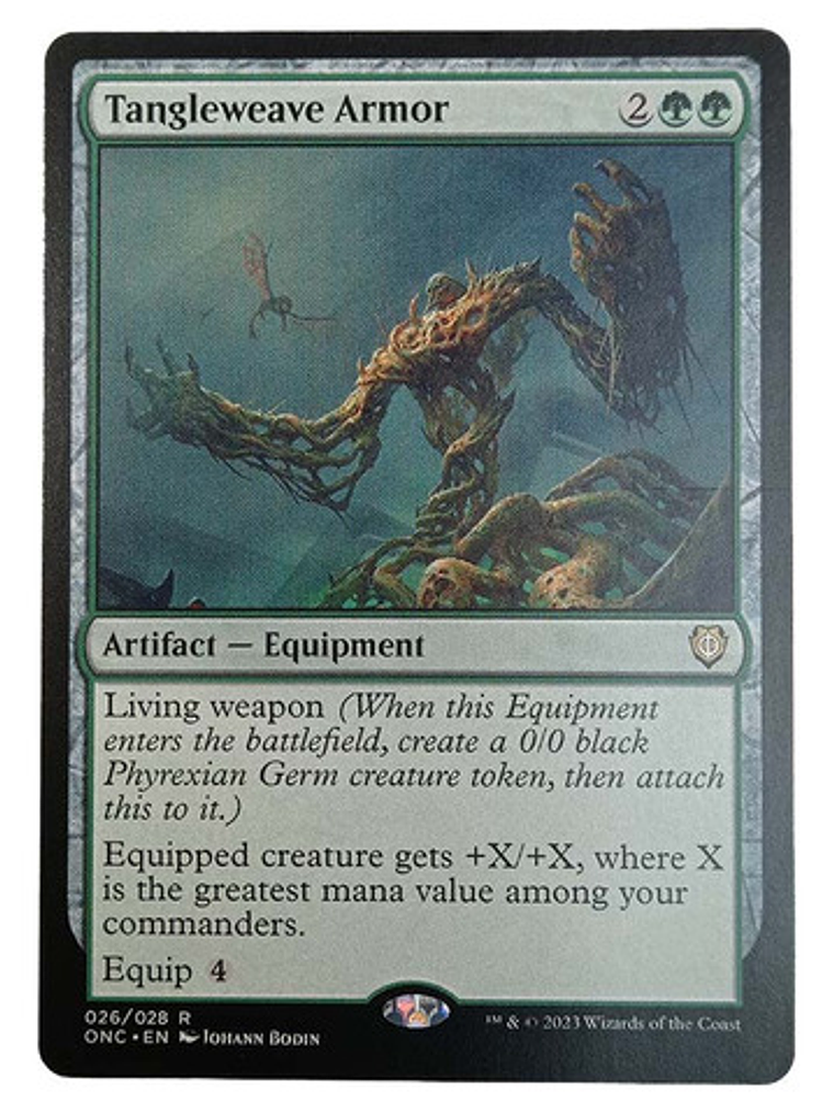Carta Magic Tangleweave Armor [phyrexia] Mtg Artifact 1