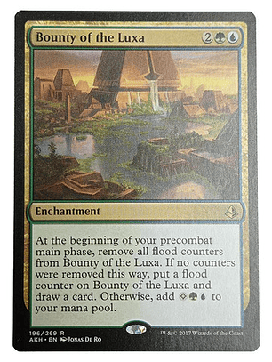 Carta Magic Bounty Of The Luxa [amonkhet] Mtg Enchantment