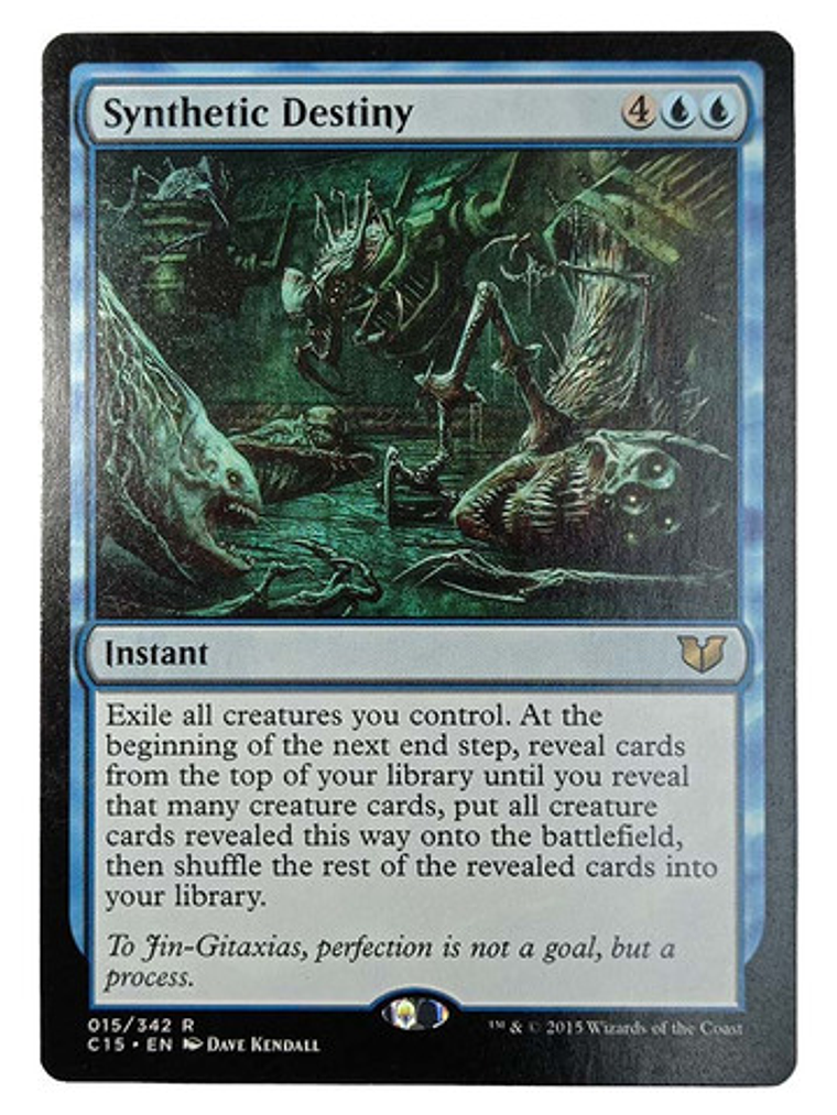 Carta Magic Synthetic Destiny [c15] Mtg Instant 1