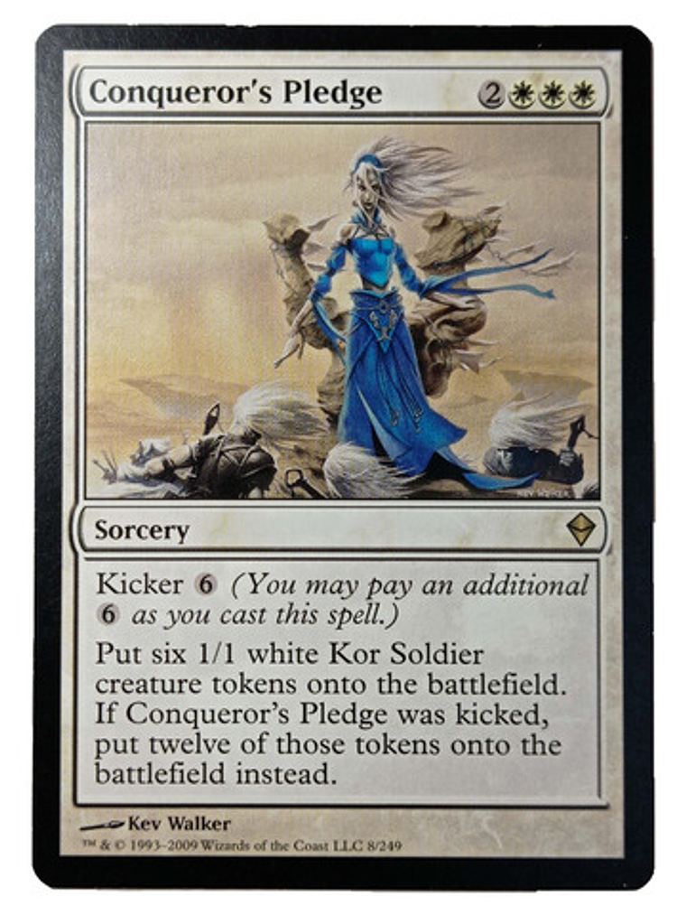 Carta Magic Conqueror's Pledge [zendikar] Mtg Sorcery 1