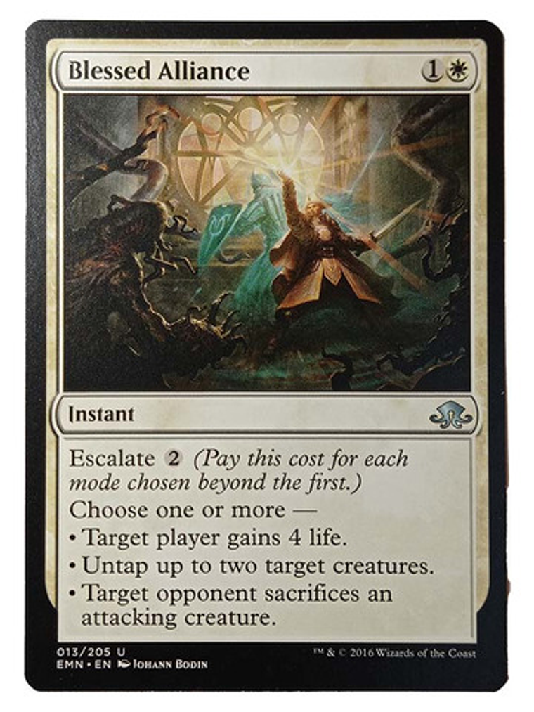 Carta Magic Blessed Alliance [eldritch] Mtg Instant 1