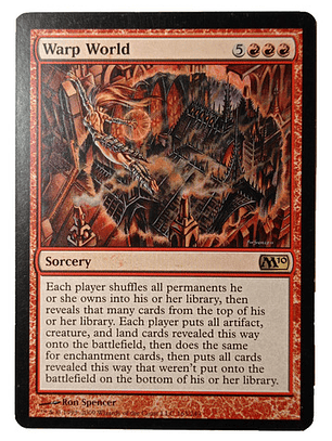 Carta Magic Warp World [m10] Mtg Sorcery