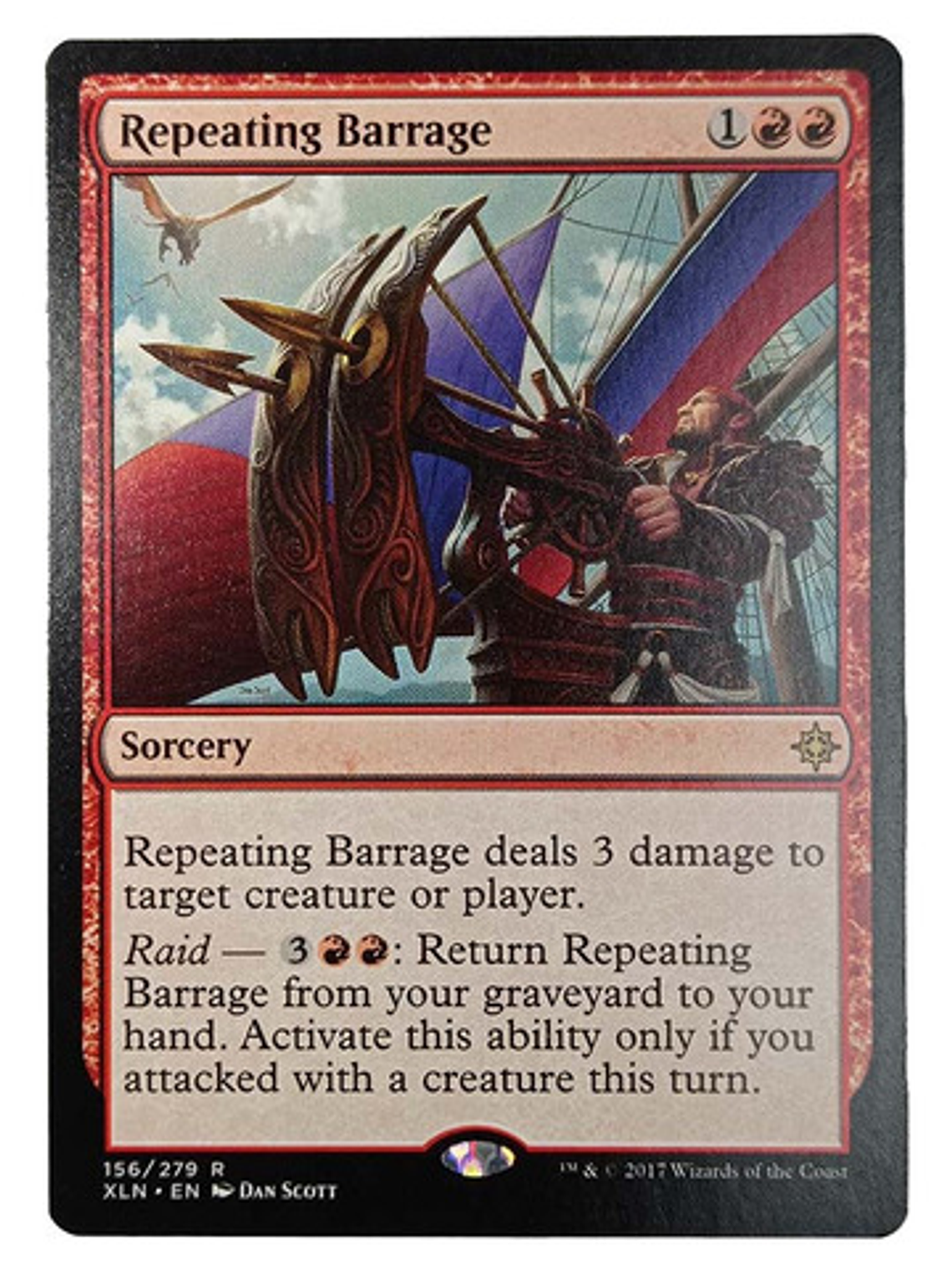 Carta Magic Repeating Barrage [ixalan] Mtg Sorcery 1