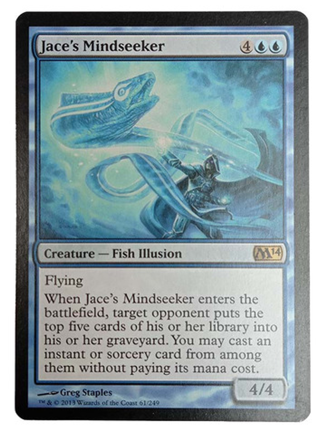 Carta Magic Jace's Mindseeker [m14] Mtg Fish Illusion 1
