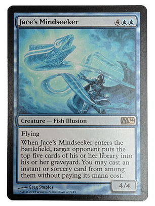 Carta Magic Jace's Mindseeker [m14] Mtg Fish Illusion