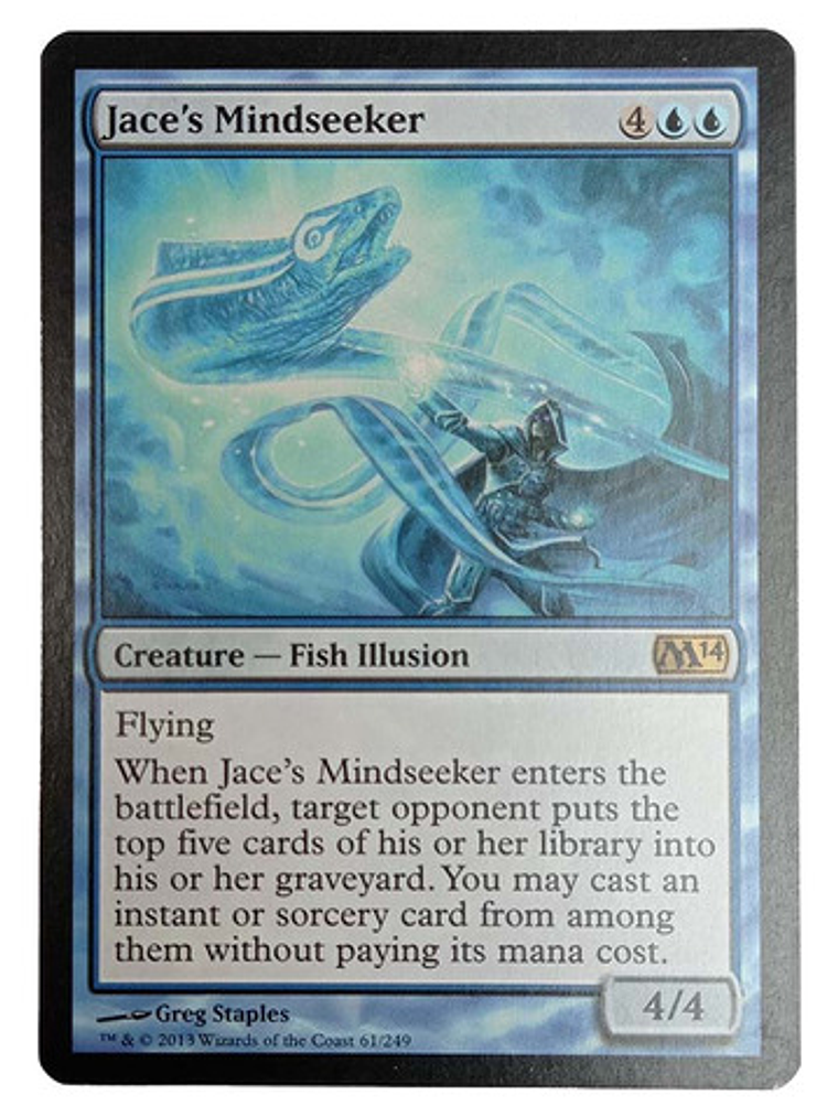 Carta Magic Jace's Mindseeker [m14] Mtg Fish Illusion 1
