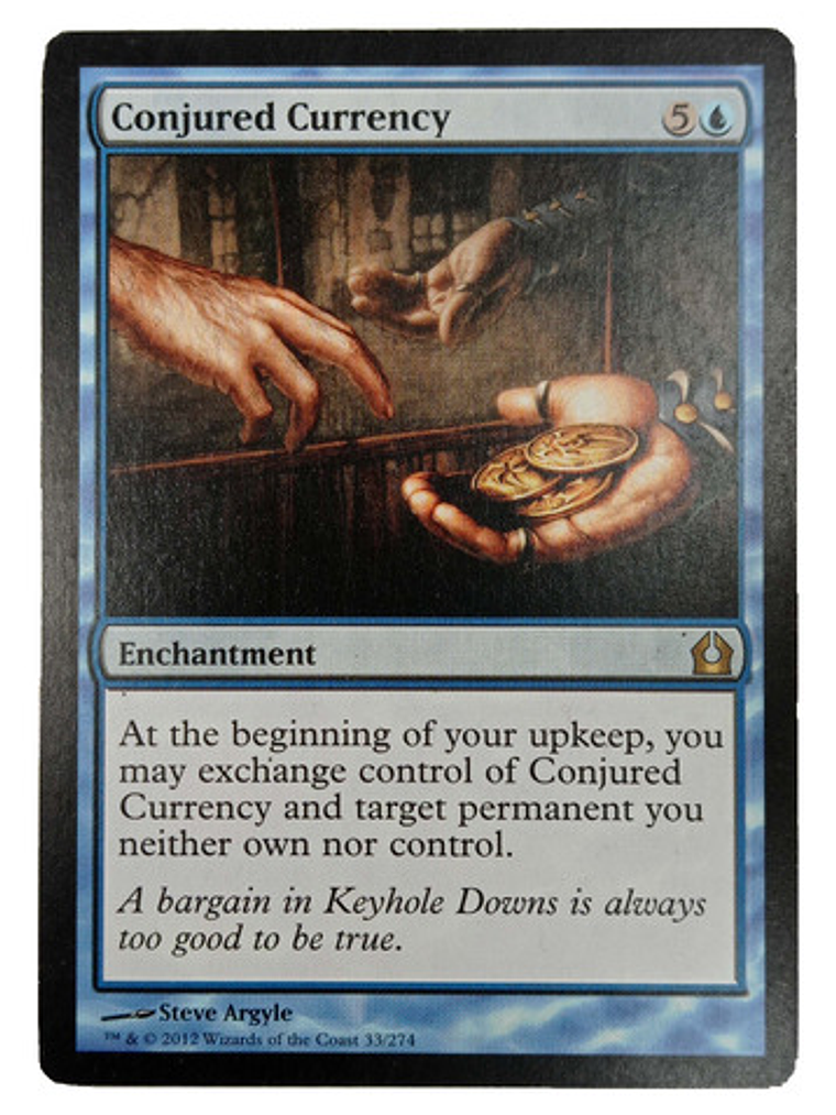 Carta Magic Conjured Currency [ravnica] Mtg Enchantment 1