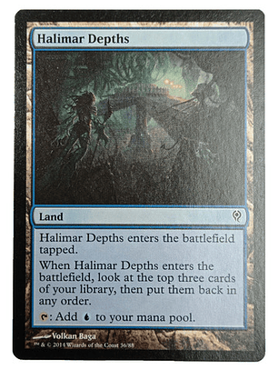 Carta Magic Halimar Depths [jace V Vraska] Mtg Land