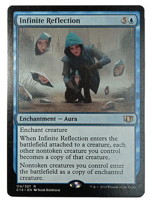 Carta Magic Infinite Reflection [c14] Mtg Enchantment