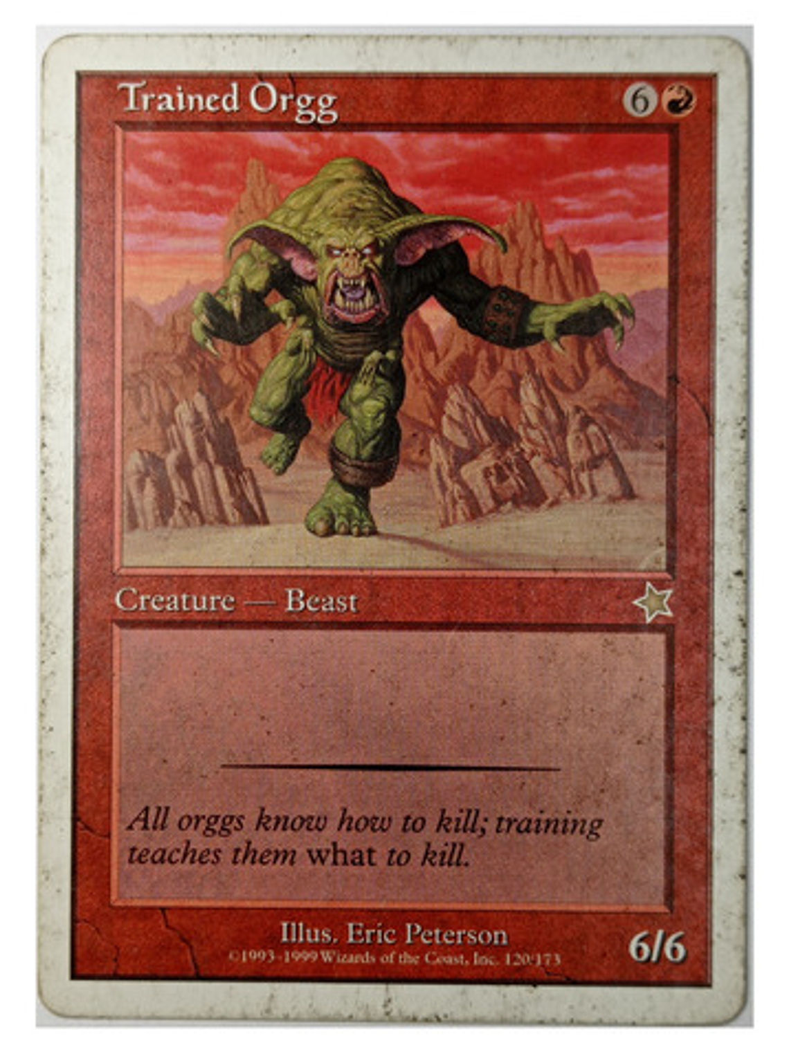 Carta Magic Trained Orgg [starter 99] Mtg Beast 1