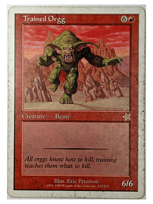 Carta Magic Trained Orgg [starter 99] Mtg Beast