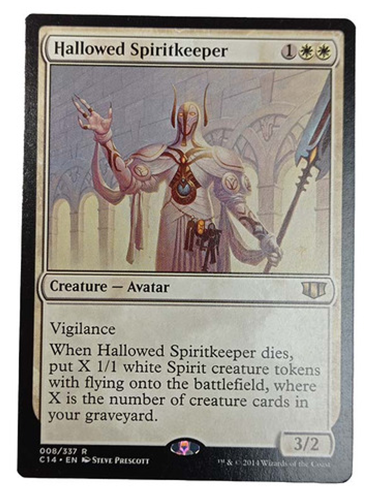 Carta Magic Hallowed Spiritkeeper [c14] Mtg Avatar 1