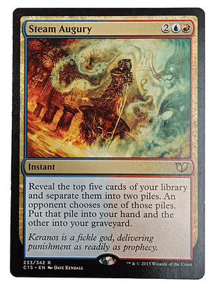 Carta Magic Steam Augury [c15] Mtg Instant