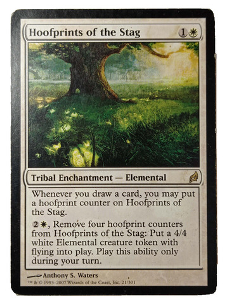 Carta Magic Hoofprints Of The Stag [lorwyn] Mtg Enchantment 1