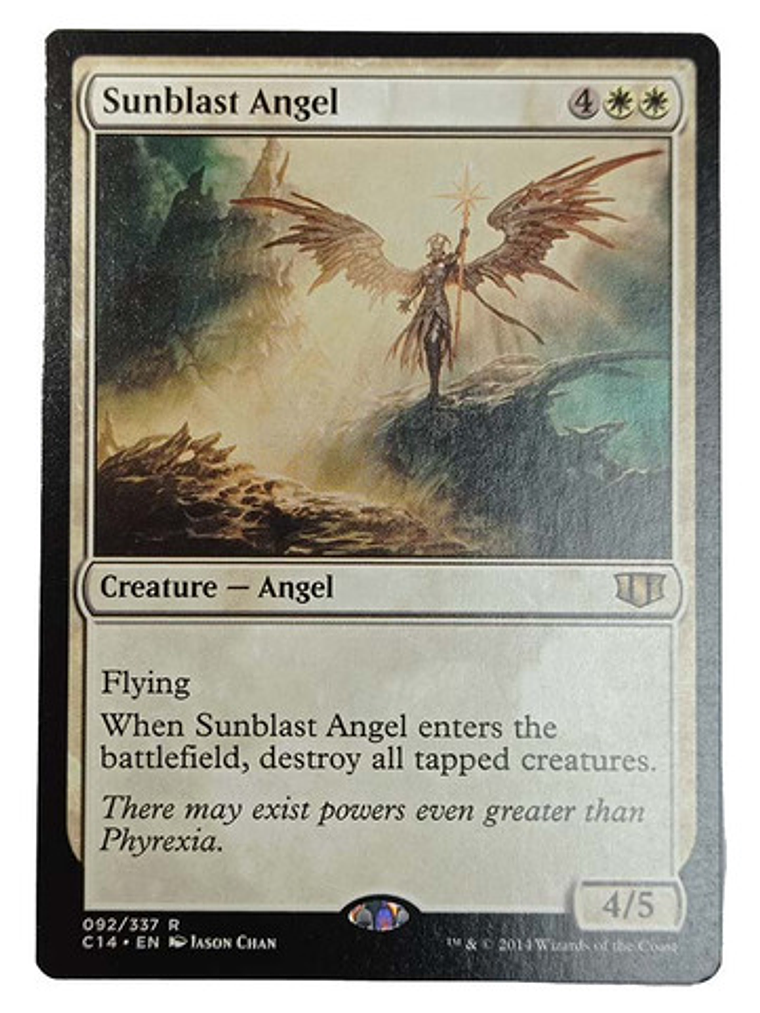 Carta Magic Sunblast Angel [c14] Mtg Angel 1