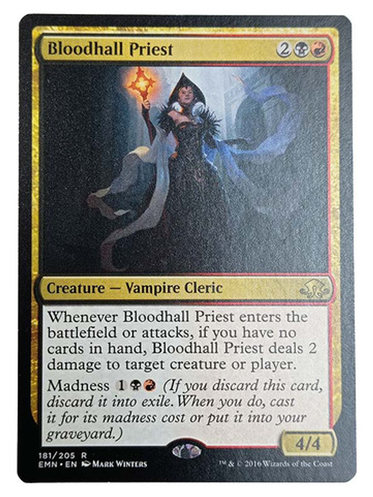 Carta Magic Bloodhall Priest [eldritch] Mtg Vampire Cleric 1