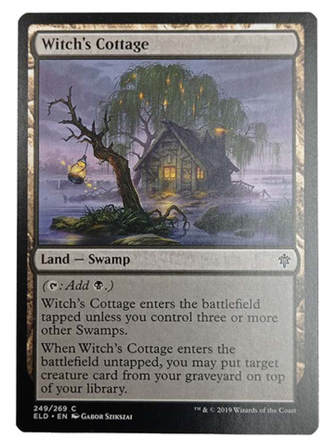 Carta Magic Witch's Cottage [eldraine] Mtg Land 1