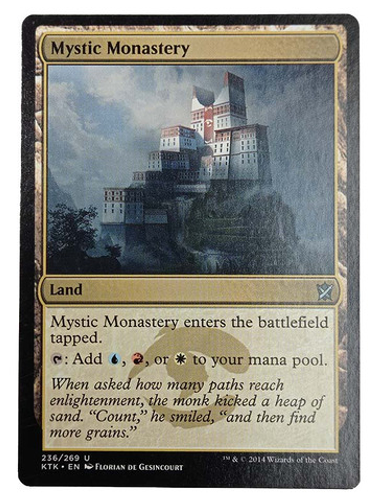 Carta Mystic Monastery [tarkir] Mtg Land 1