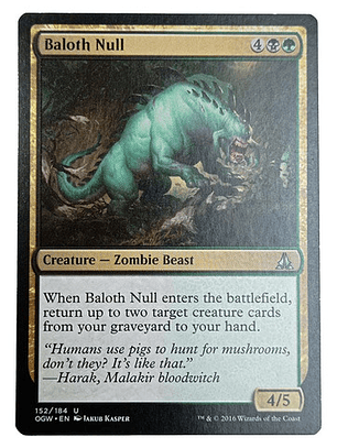 Carta Magic Baloth Null [oath Gatewatch] Mtg Zombie Beast