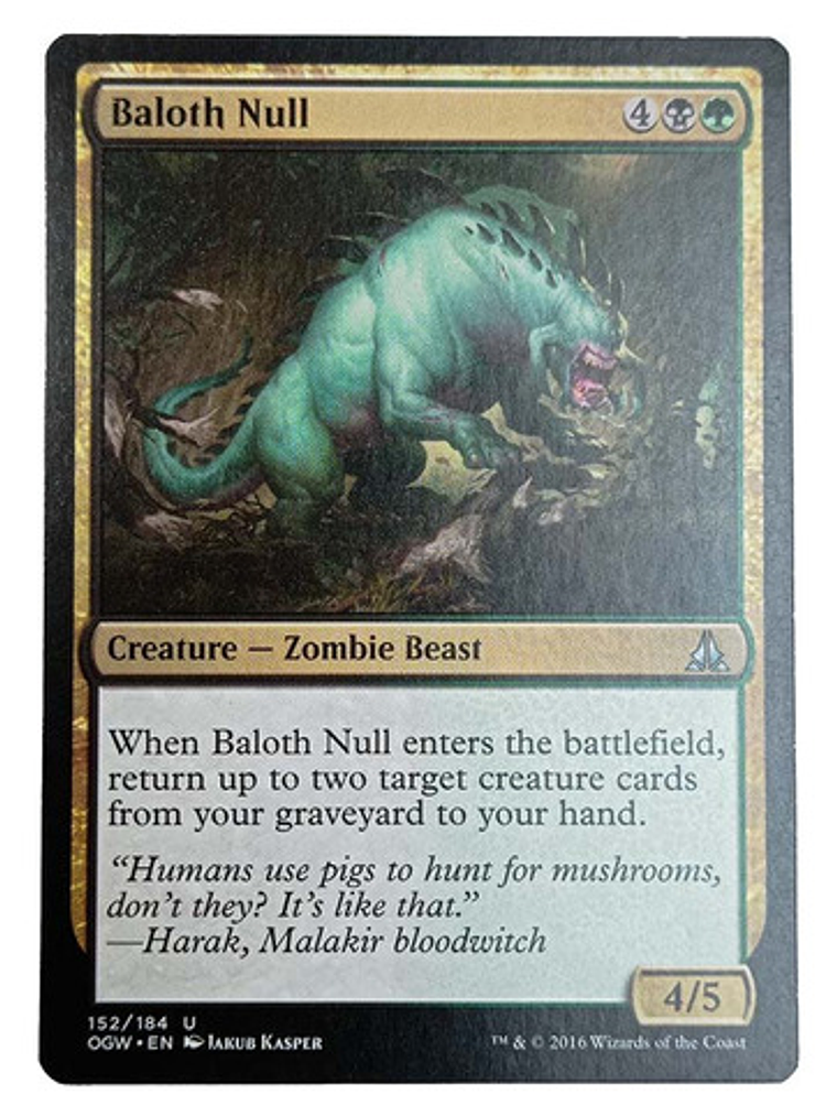Carta Magic Baloth Null [oath Gatewatch] Mtg Zombie Beast 1