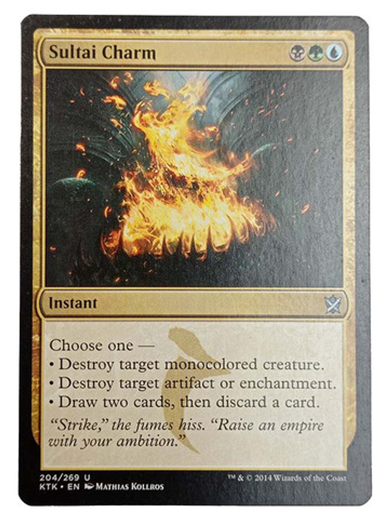 Carta Magic Sultai Charm [tarkir] Mtg Instant 1