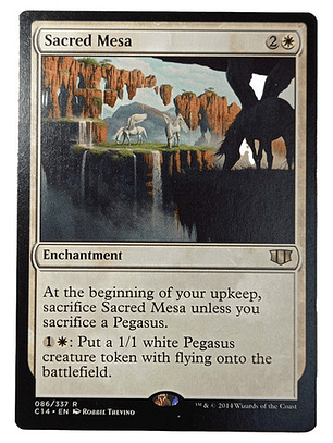 Carta Magic Sacred Mesa [c14] Mtg Enchantment