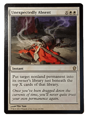 Carta Magic Unexpectedly Absent [c13] Mtg Instant