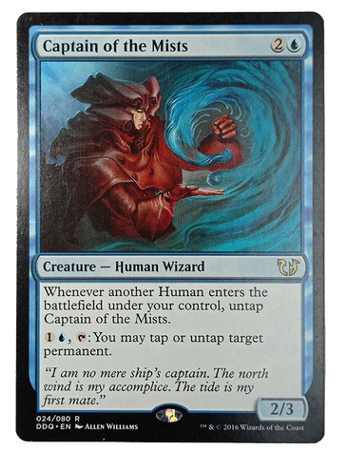 Carta Magic Captain Of The Mists [blessed V Cursed] Mtg Wiz 1
