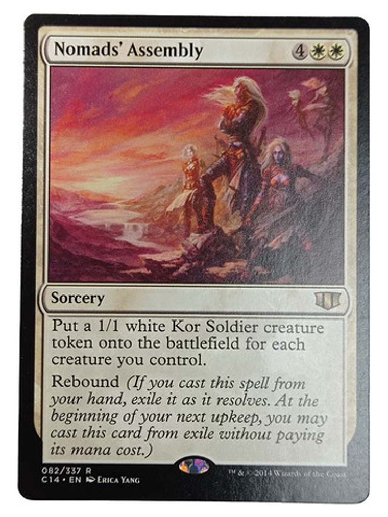 Carta Magic Nomads' Assembly [c14] Mtg Sorcery 1
