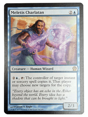 Carta Magic Meletis Charlatan [theros] Mtg Wizard