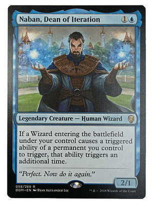 Carta Magic Naban Dean Of Iteration [dominaria] Mtg Wizard