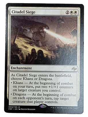 Carta Magic Citadel Siege [fate Reforged] Mtg Enchantment
