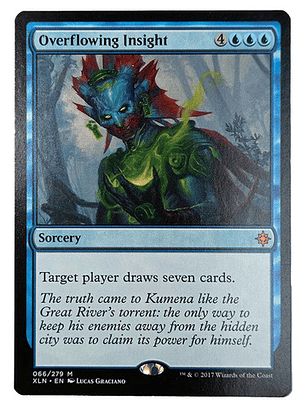 Carta Magic Overflowing Insight [ixalan] Mtg Sorcery