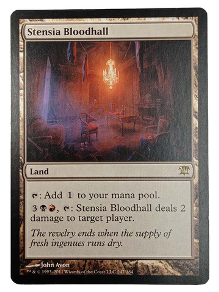 Carta Magic Stensia Bloodhall [innistrad] Mtg Land 1