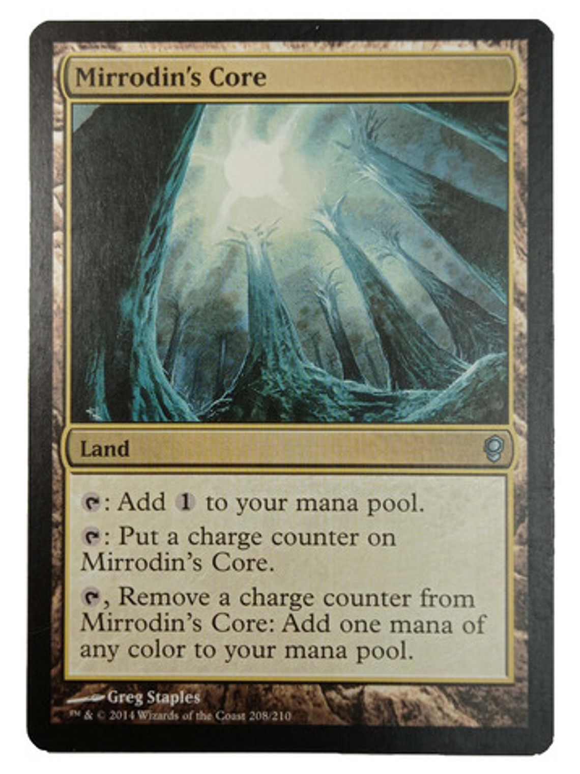 Carta Magic Mirrodin's Core [conspiracy] Mtg Land 1