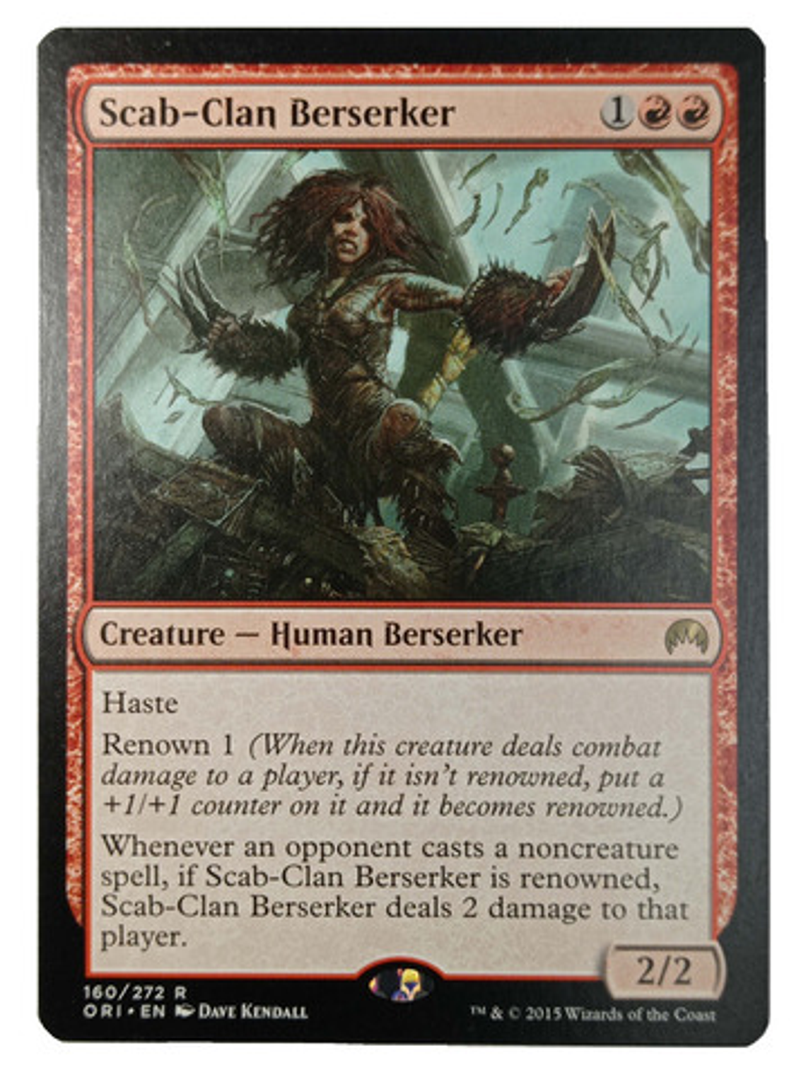 Carta Magic Scab-clan Berserker [origins] Mtg Berserker 1