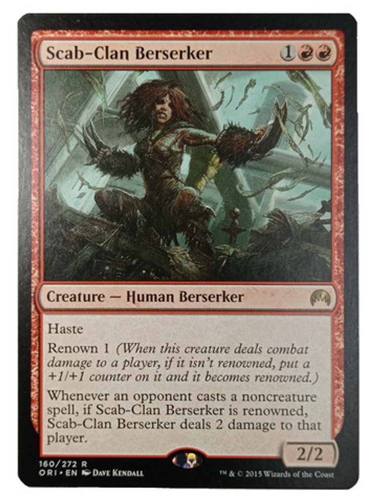 Carta Magic Scab-clan Berserker [origins] Mtg Berserker 1