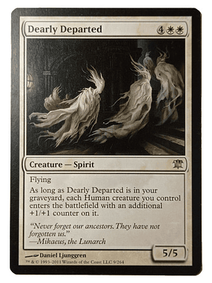 Carta Magic Dearly Departed [innistrad] Mtg Spirit